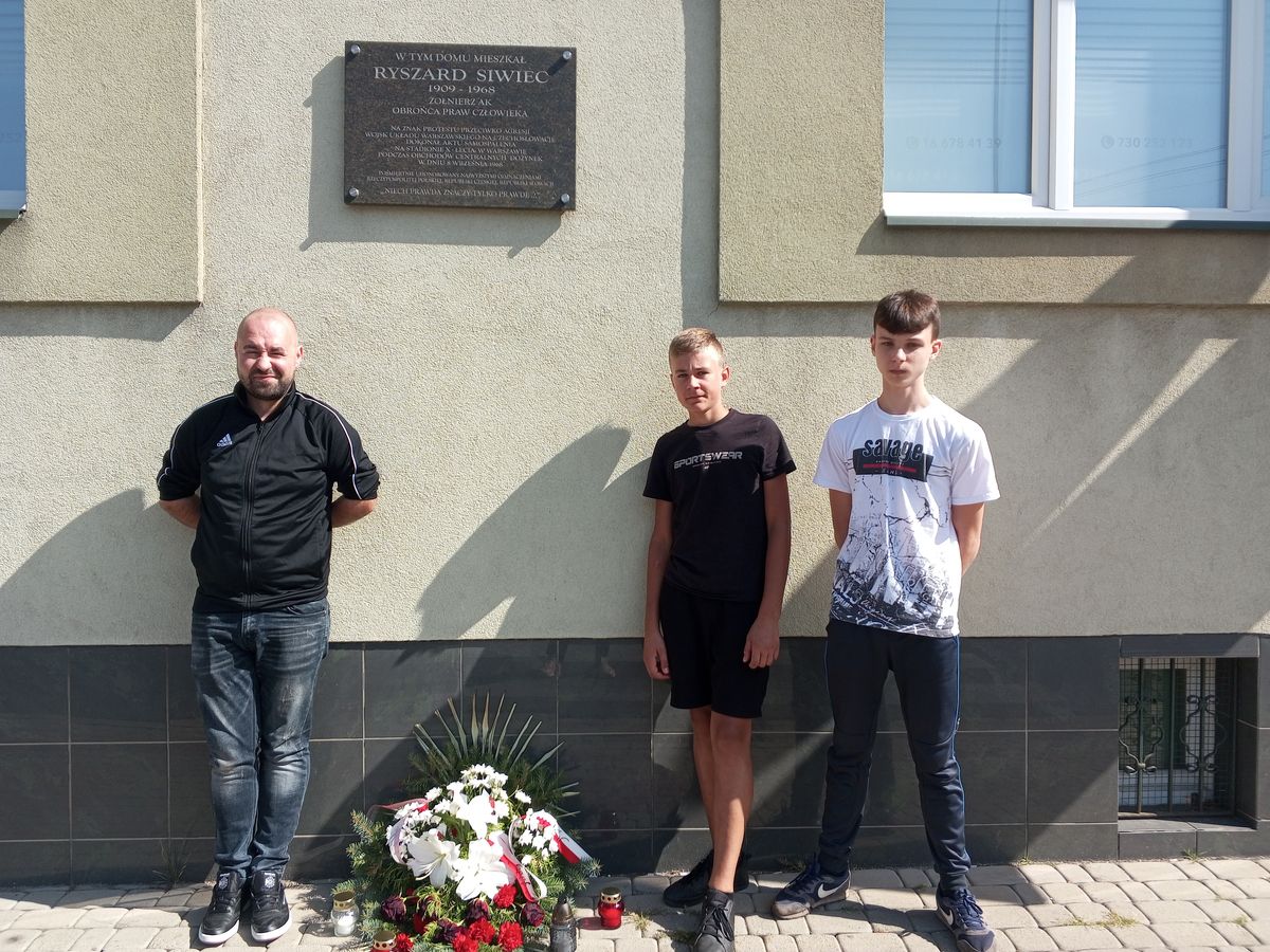 Fot. 4 Pamięć o Ryszardzie Siwcu w przemyskim hufcu
