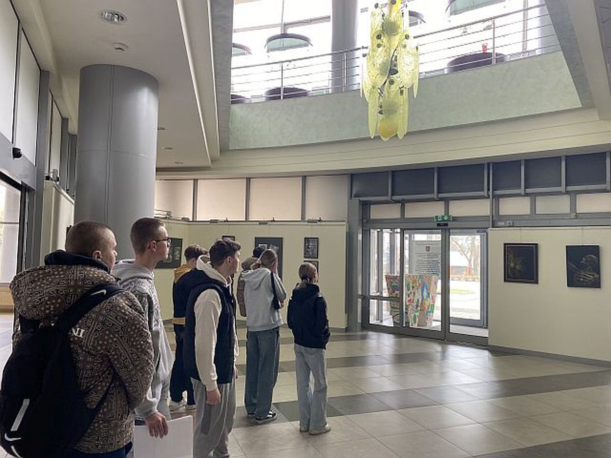 Zwiedzanie wystaw w Regionalnym Centrum Kultur Pogranicza w Krośnie 1