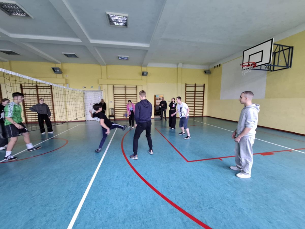 Mecz piłki siatkowej w Dębicy 2
