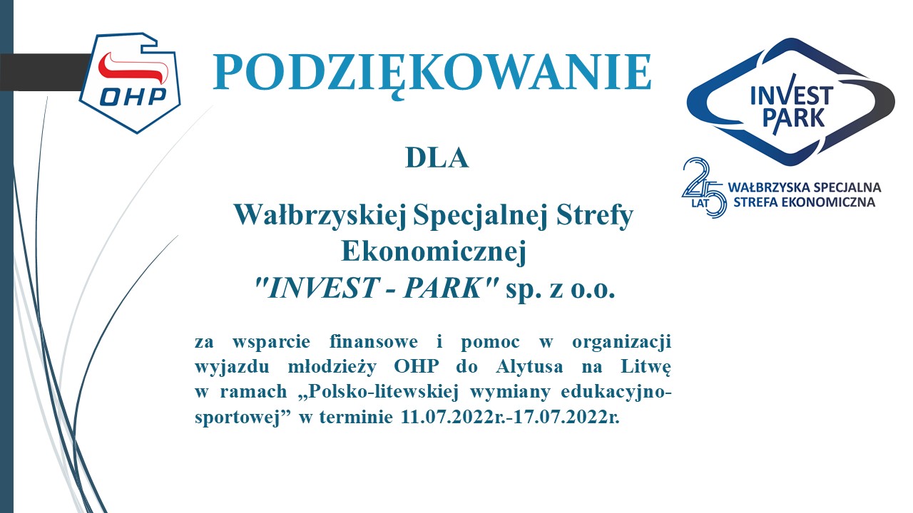 podziękowanie