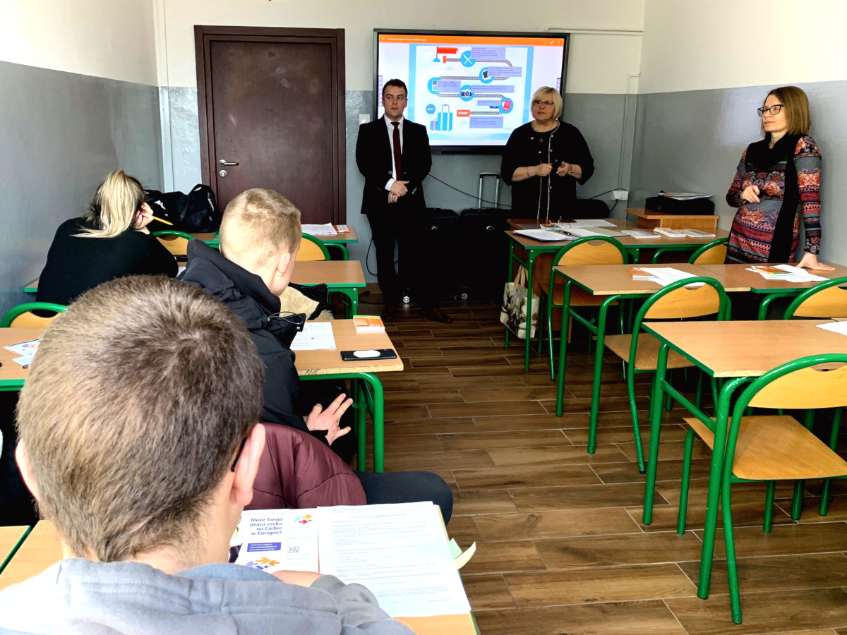 Zambrów: Spotkanie organizacyjne przed wyjazdem na staż