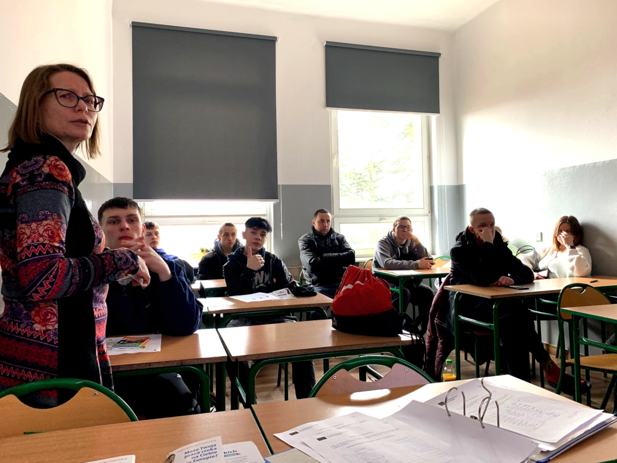 Zambrów: Spotkanie organizacyjne przed wyjazdem na staż