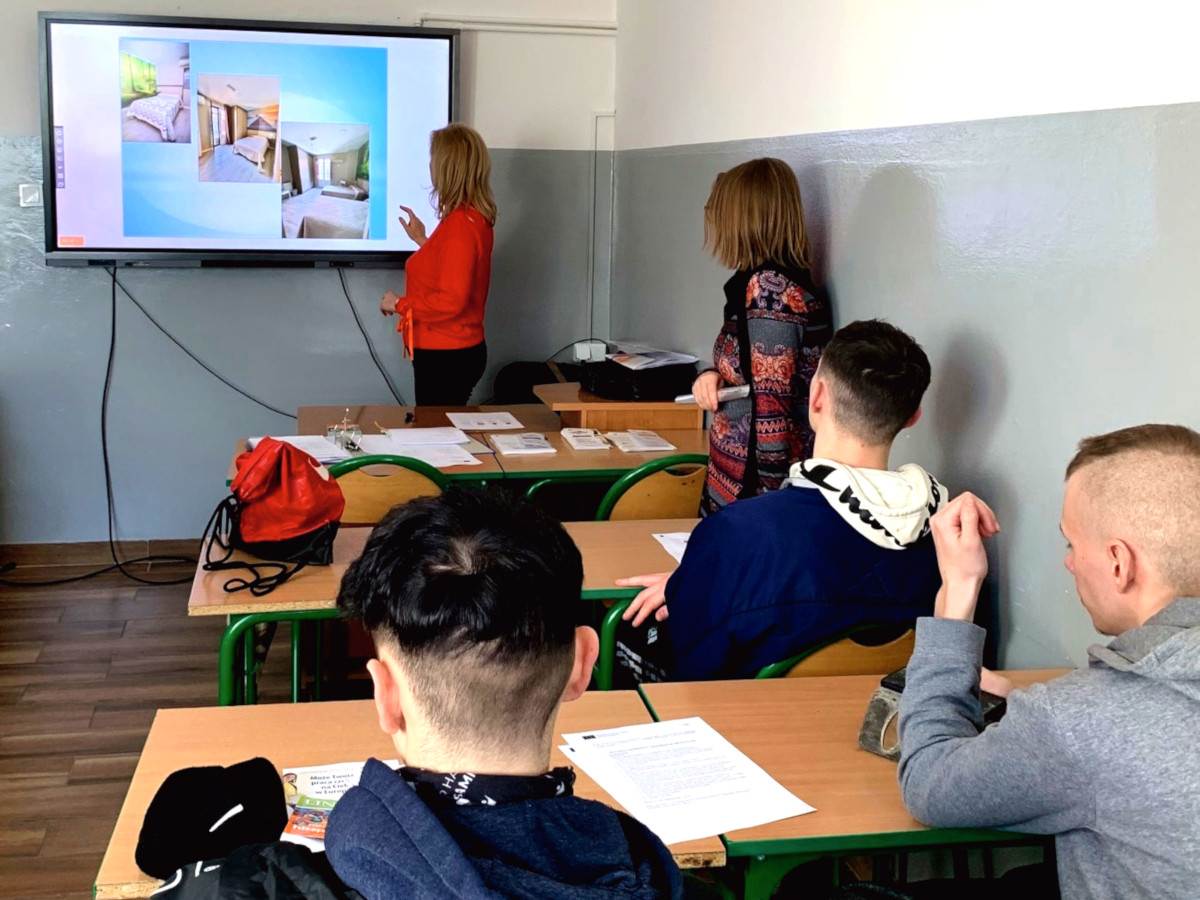 Zambrów: Spotkanie organizacyjne przed wyjazdem na staż