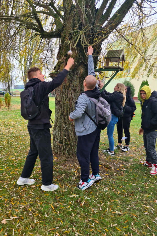 Grajewo: Karmniki z recyklingu