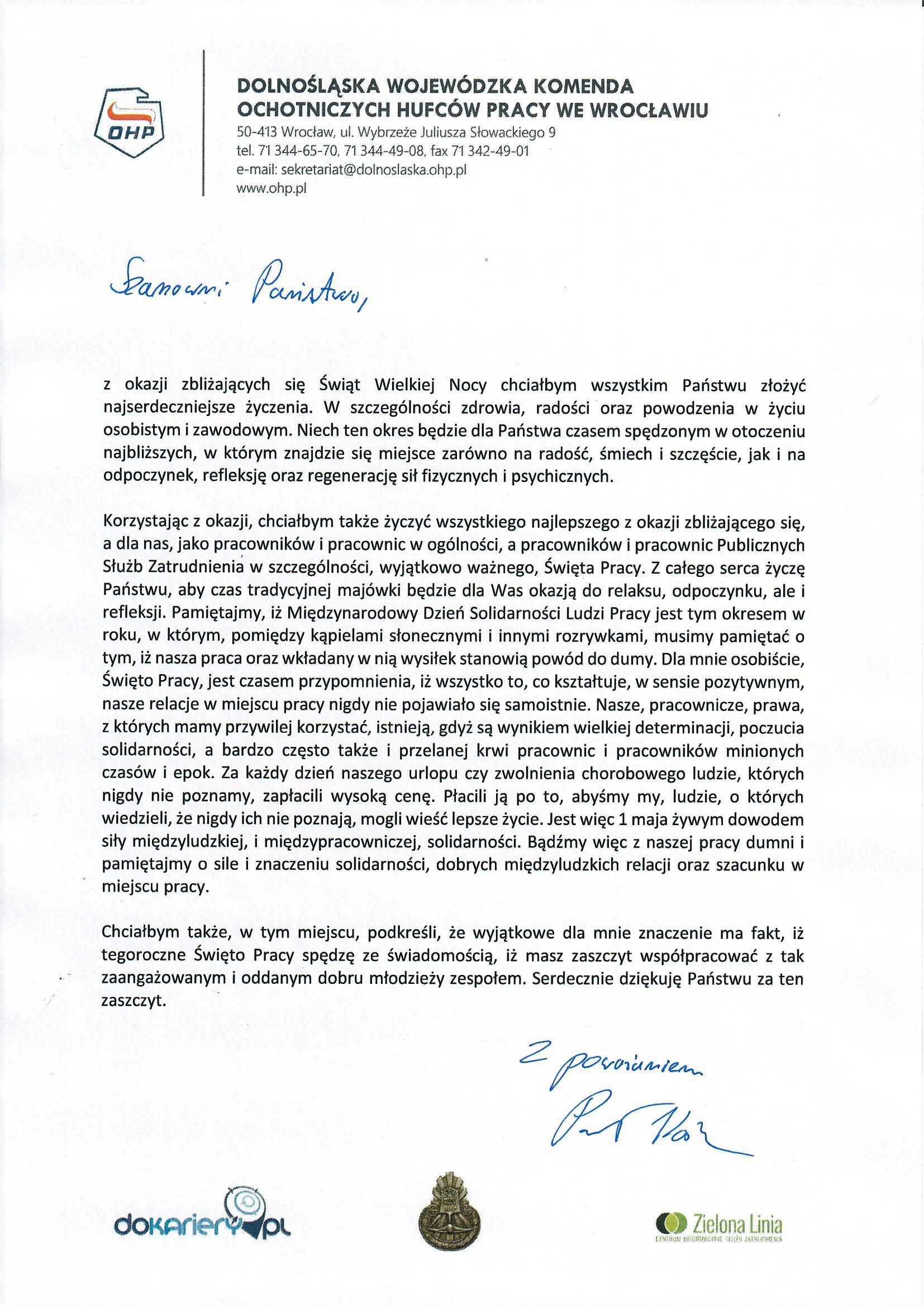 Życzenia Wielkanocne